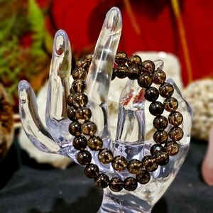 Natural Smoky Qz Bracelets 8mm